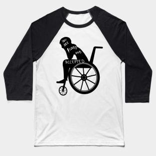 Disability girl Baseball T-Shirt